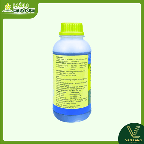 THANH SƠN - Thuốc trừ cỏ CANTANIL 550EC 480ml - Butachlor 275 g/l + Propanil 275 g/l - Phòng trừ cỏ lồng vực, chác lác, cỏ lá rộng