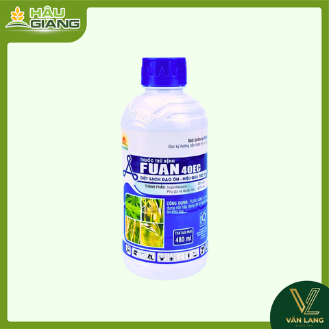 LỘC TRỜI - Thuốc trừ bệnh FUAN 40EC 480ml - Isoprothiolane 40%w/w - Chuyên trị đạo ôn lá, đạo ôn cổ bông, cháy lá, khô cổ bông