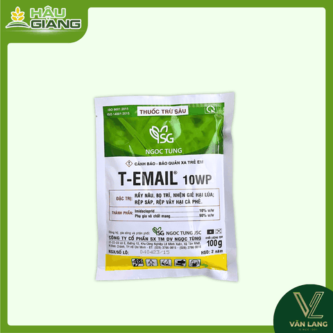 NGỌC TÙNG - Thuốc trừ sâu T-EMAIL 10WP 100GR - Imidacloprid 10% w/w - Rầy nâu, bọ trĩ, nhện gié