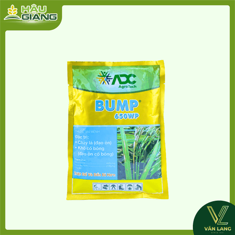 ADC - Thuốc trừ bệnh BUMP 650WP 100g - Tricyclazole 400 g/kg + Isoprothiolane 250 g/kg - Đặc trị đạo ôn lá và đạo ôn cổ bông