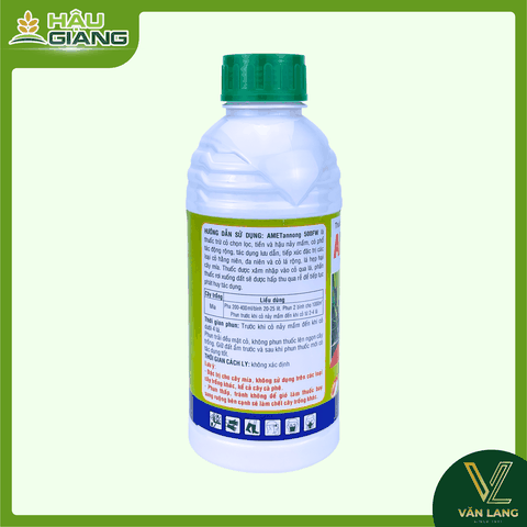 AN NÔNG - Thuốc trừ cỏ AMET Annong 500FW 900ML - Ametryn 500g/l - Đặc trị cỏ hại mía, trừ cỏ chọn lọc, tiền & hậu nảy mầm