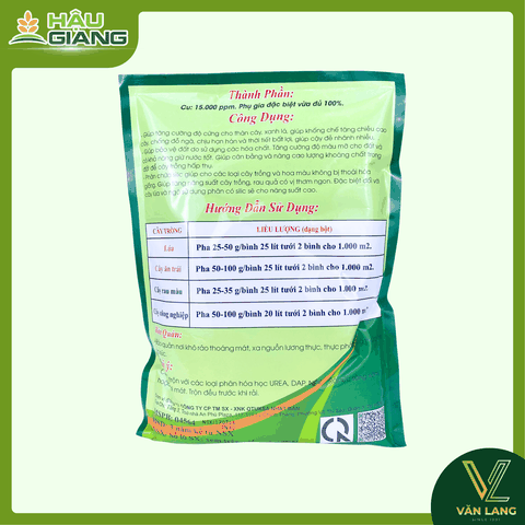 GNC - Phân bón vi lượng PACLO 20 1KG - Cu 15.000 ppm - Giúp thân, lá phát triển, ra hoa đồng đều, giữ trái non, cải thiện đất