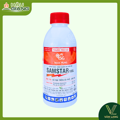 NGỌC TÙNG - Thuốc trừ cỏ SAMSTAR 18SL 900ml - Glufosinate Ammonium 18% w/w - Trừ cỏ không chọn lọc