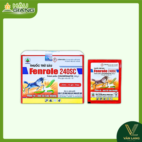 VIPESCO - Thuốc trừ sâu FENROLE 240SC 25ml - Chlorfenapyr 240g/L - Phòng trị sâu cuốn lá, sâu xanh, sâu khoang
