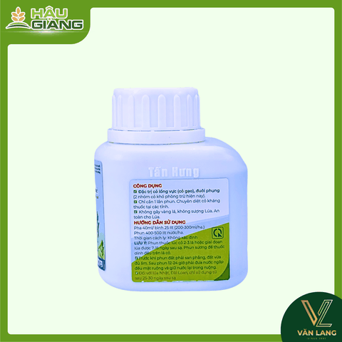 TẤN HƯNG - Thuốc trừ cỏ SUPER RIM 250EC 240ml - Cyhalofop-butyl 200g/l + Pyribenzoxim 50g/l - Đặc trị cỏ lồng vực (cỏ gạo) và cỏ đuôi phụng