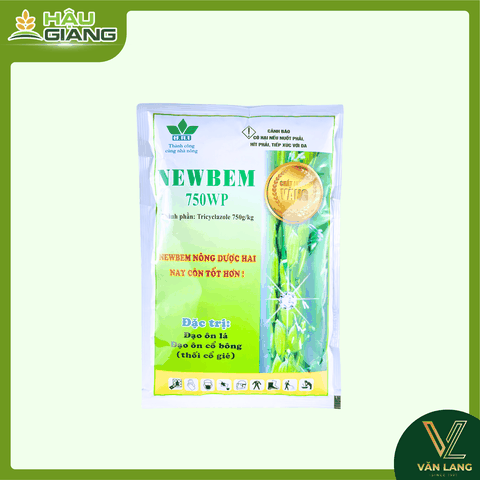 HAI - Thuốc trừ bệnh NEWBEM 750WP 90g - Tricyclazole 75% w/w - Chuyên trị đạo ôn lá, đạo ôn cổ bông