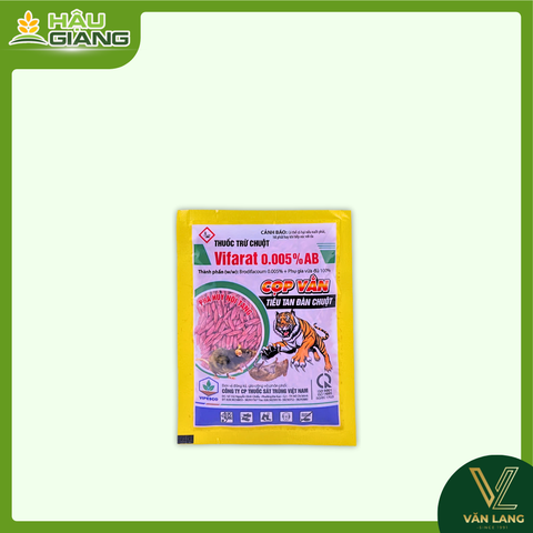 VIPESCO - Thuốc trừ chuột  VIFARAT 0.005% AB - Brodifacoum: 0.005% - Sản phẩm hỗ trợ quản lý quần thể chuột