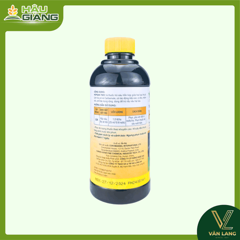 HAI - Thuốc trừ sâu HOPSAN 75EC 450ML - Phenthoate 450 g/L +  Fenobucarb (BPMC) 300 g/L - Chuyên trị các loại côn trùng hút chích: rầy nâu, bọ trĩ,...