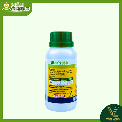 VIPESCO - Thuốc trừ bệnh VISEN 20SC 240ml - Saisentong 20% w/w - Phòng trừ bạc lá (cháy bìa lá), cháy mép lá, thối nhũn,...