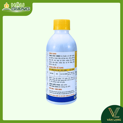 NGỌC TÙNG - Thuốc trừ cỏ TUNGRICE 300EC 480ml - Pretilachor 300 g/l + Fenchlorim 100 g/l - Trừ cỏ tiền nảy mầm