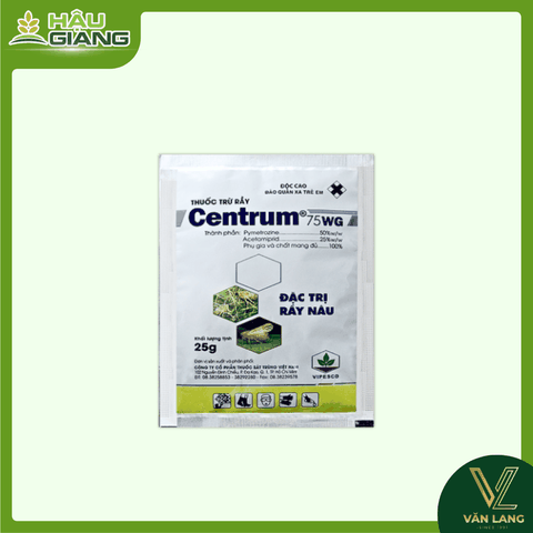 VIPESCO - Thuốc trừ rầy CENTRUM 75WG - Pymetrozine 50% w/w  + Acetamiprid 25% w/w - Đặc trị rầy nâu
