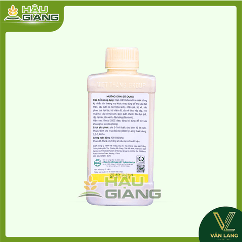 VITHACO - Thuốc trừ sâu DISCID 25EC 450ml - Deltamethrin 25g/l - Chuyên trị sâu cuốn lá, sâu đục thân, bọ trĩ, rầy , nhện, bọ xít