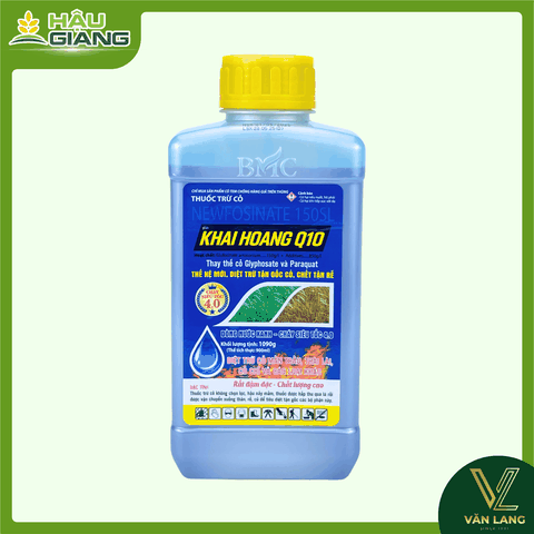 BMC - Thuốc trừ cỏ KHAI HOANG Q10 150SC 900ML - Glufosinate-ammonium 150g/L - Chuyên trị cỏ chỉ, cỏ tranh, cỏ lồng vực, cỏ mần trầu, rau sam,...