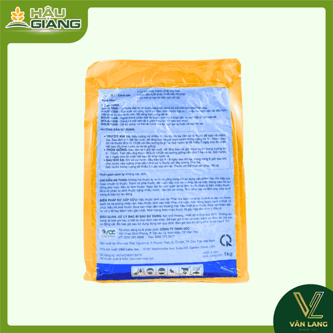 ADC - Thuốc trừ ốc BOLIS 12GB 1kg - Metaldehyde 12% w/w - KIỂM SOÁT ỐC BƯƠU VÀNG