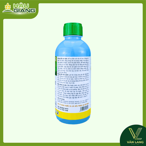 NGỌC TÙNG - Thuốc trừ sâu TUNGRELL 25EC 480ml - Quinalphos  20% w/w + Cypermethrin 5% w/w - Phòng trừ sâu đục bẹ, nhện gié hại lúa, sâu xanh da láng, rệp sáp, sâu cuốn lá, sâu đục thân.