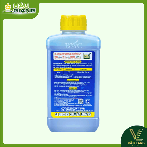 BMC - Thuốc trừ cỏ KHAI HOANG Q10 150SC 900ML - Glufosinate-ammonium 150g/L - Chuyên trị cỏ chỉ, cỏ tranh, cỏ lồng vực, cỏ mần trầu, rau sam,...