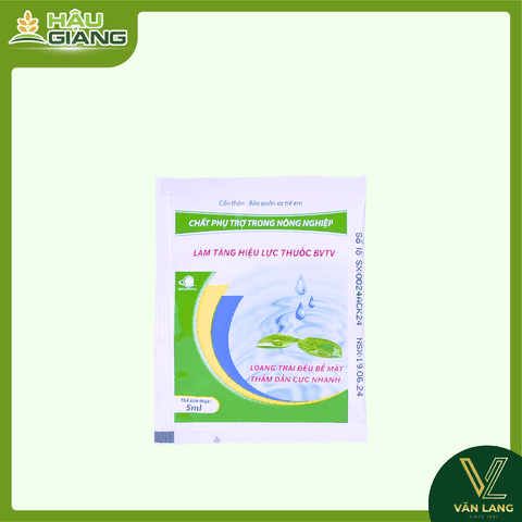 Á CHÂU - CHẤT PHỤ TRỢ TRONG NÔNG NGHIỆP 5ml - Polyalkyleneoxide Modified Heptamethyltrisiloxane 100% - Giúp tăng độ lan trải – thấm sâu – bám lâu của các hỗn hợp phun