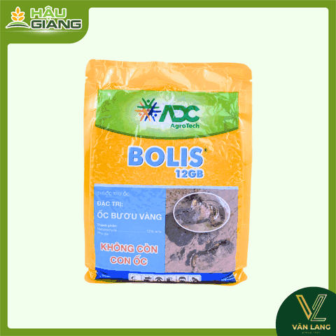 ADC - Thuốc trừ ốc BOLIS 12GB 1kg - Metaldehyde 12% w/w - KIỂM SOÁT ỐC BƯƠU VÀNG
