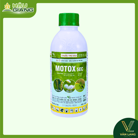 NGỌC TÙNG - Thuốc trừ sâu MOTOX 5EC 480ML -  Alpha-cypermethrin 5% w/w - Phòng trừ sâu keo, bọ trĩ, bọ xít, rệp sáp, sâu đục quả.