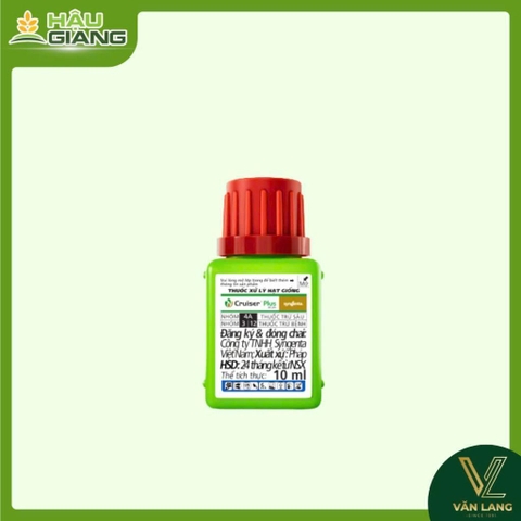 SYNGENTA - Thuốc xử lý hạt giống CRUISER PLUS 312.5FS 10ML - Thiamethoxam 262.5 g/L + Difenoconazole 25 g/L + Fludioxonil 25 g/L - Kiểm soát hiệu quả bọ trĩ (bù lạch), sâu xám, côn rùng chích hút