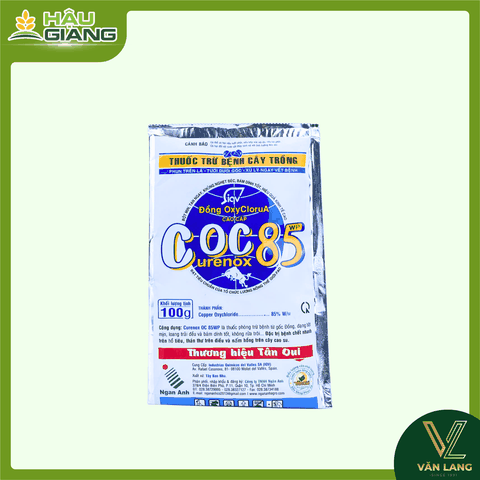 NGÂN ANH - Thuốc trừ bệnh COC 85WP 100g - Copper Oxychloride 85% w/w - Phòng trị thán thư, các bệnh nấm - vi khuẩn