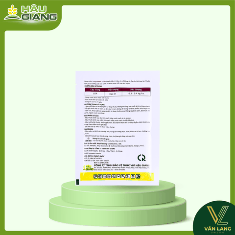 HẬU GIANG - Thuốc trừ bệnh BEAN 75WP 25GR - Tricyclazole 75% w/w - Giải pháp tiên tiến giúp kiểm soát đạo ôn, giữ xanh mùa vụ
