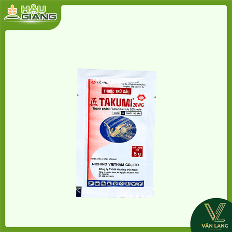 NICHINO - Thuốc trừ sâu TAKUMI 20WG - Flubendiamide 20% w/w - Phòng trừ sâu cuốn lá, sâu tơ, sâu xanh