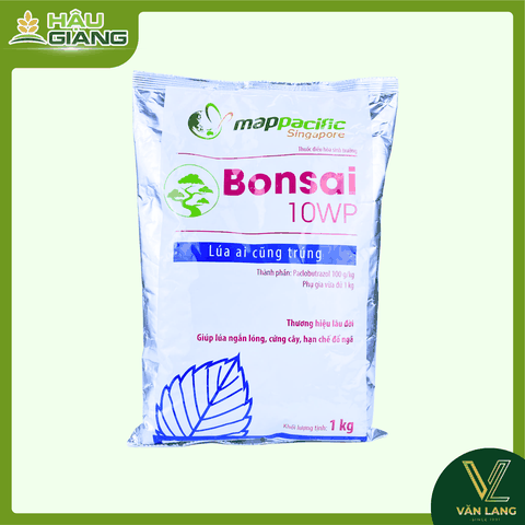 MAP - Thuốc điều hòa sinh trưởng BONSAI 10WP 1kgg - Paclobutrazol 100 g/kg - Giúp lóng ngắn, thân dày, hỗ trợ bộ rễ phát triển