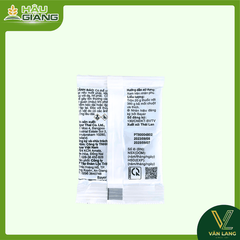 LỘC TRỜI - Thuốc diệt chuột RACUMIN 0.75 TP - Coumatetralyl: 0.75% w/w -