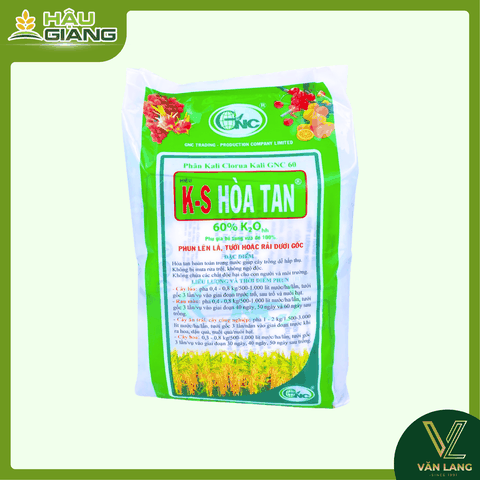 GNC - Phân bón lá KALI TAN 60% 1KG - K₂O 60% - Giúp lá xanh dày, hỗ trợ ra hoa, đậu quả, nâng cao chất lượng nông sản, giúp phục hồi sau thu hoạch