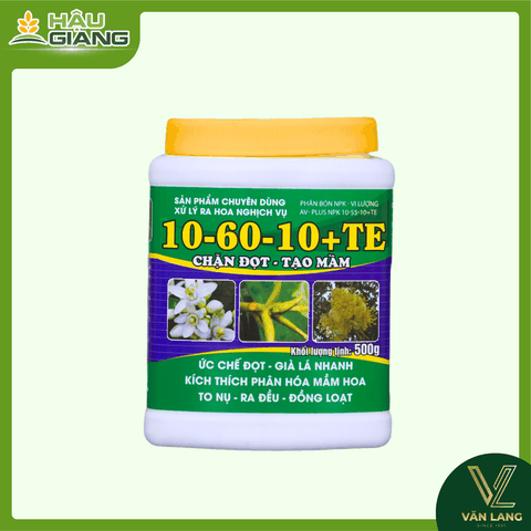 SUFAS – Phân bón lá 10-60-10 TE 500G - N 10% + P₂O₅ 60% + K₂O 10% + Vi lượng TE - Hỗ trợ phát triển bộ rễ, tăng tỷ lệ đậu trái, ra hoa đồng loạt – hạn chế hoa rụng sớm
