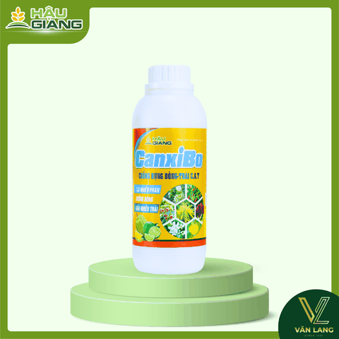 HẬU GIANG - Phân bón vi lượng CANXI BO 500ML - B 2.000 ppm + CaO 11% + EDTA-Zn 300 ppm - Giảm rụng bông, trái; tăng tỉ lệ đậu trái, dưỡng bông khỏe, trái đẹp