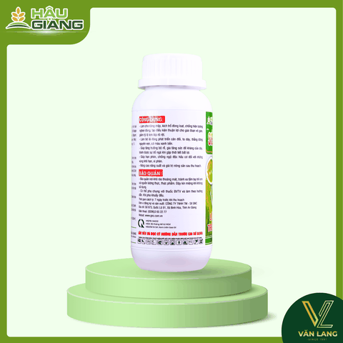 HẬU GIANG - Phân bón lá vô cơ SIÊU DƯỠNG ĐÒNG 500ml - Nts 6% + P₂O₅hh 4% + K₂Ohh 3% + Humic 2% + Mg 0,008% + Cu 100ppm + Fe 80ppm + Zn 70ppm + B 50ppm + Mo 30ppm + Mn 60ppm - Giúp mập đòng, trổ đồng loạt, giúp bộ lá phát triển, to dày, màu xanh bền, giúp hạn chế đổ ngã, giúp hạ phèn, chống ngộ độc,...