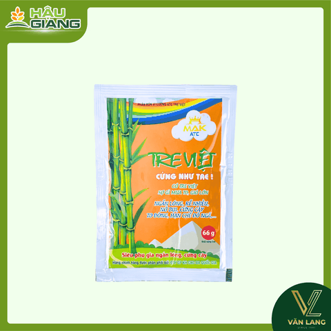 MAK - Phân bón vi lượng TRE VIỆT 66g - B 4.000 ppm + S 12% - Giúp cứng cây, ngắn lóng, trổ bông đều, hạt chắc, giữ trái, giúp củ to, chắc ruột