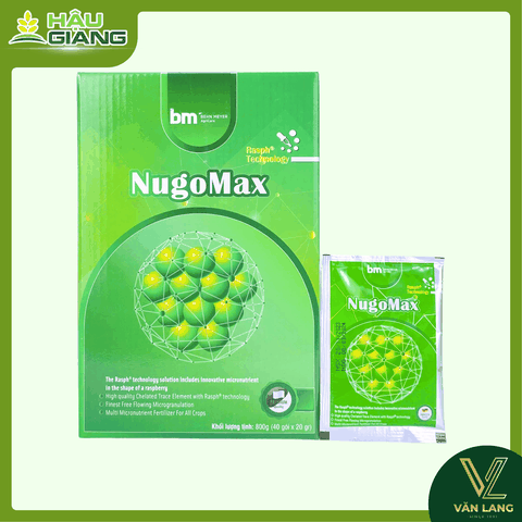 BM - Phân bón lá NUGOMAX COMBI 20GR - Mg 2% + S 3% + Bo 5.000ppm + Fe 40.000ppm + Mn 40.000ppm + Cu 15.000 + Zn 15.000ppm + Mo 1.000pm - Giúp bổ sung trung vi lượng cho cây, giúp, lá xanh, ra hoa, đậu trái đồng đều, phục hồi sau thu hoạch