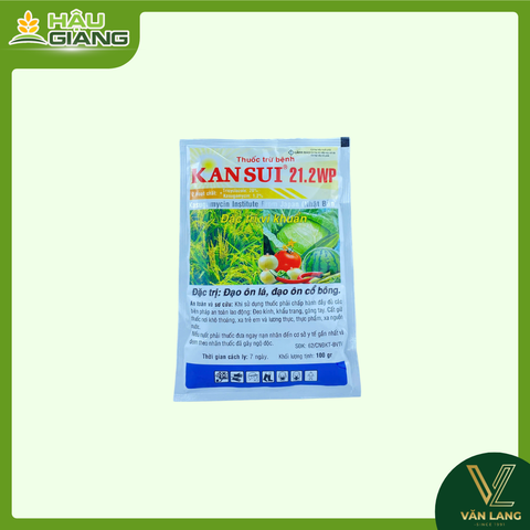 VITHACO - Thuốc trừ bệnh KANSUI 21.2WP - Tricyclazole 20% + Kasugamycin 1,2% - Đặc trị đạo ôn lá, đạo ôn cổ bông