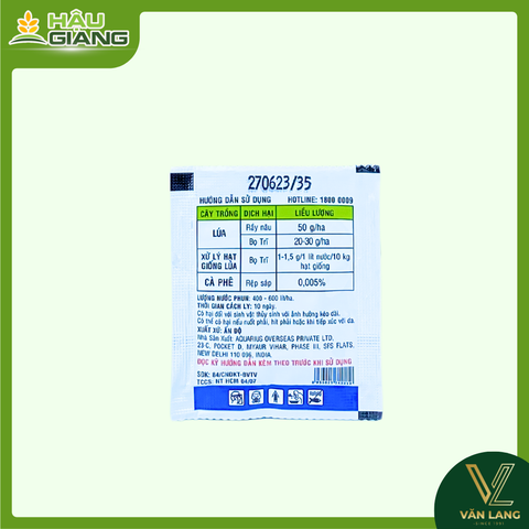 NGỌC TÙNG - Thuốc trừ sâu TATA 25WG 2gr -&nbsp;Thiamethoxam 25% w/w - Trị bọ trĩ, rầy nâu, rệp sáp.