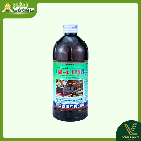 VIPESCO - Dầu trù mối  M4 1.2SL 480ML - Beta-Naphthol 1% w/w + Fenvalerate 0.2% w/w - Sản phẩm giúp ngăn sự mở rộng của tổ mối