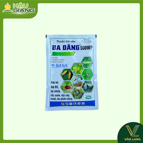VITHACO - BA ĐĂNG 500WP 100g - Acetamirid 150g/kg + Buprofezin 350g/kg - Đặc Trị : rầy xanh, bọ nhảy bọ trĩ