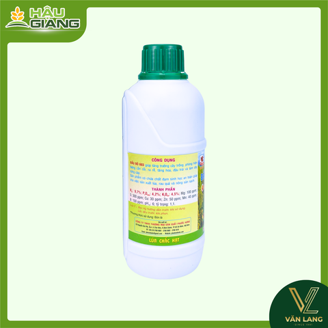 PHƯỚC HƯNG - Phân bón lá NPK ĐẦU BÒ 603 SUPER 1l - N 9.7% + P₂O₅: 4.2% + K₂O 4.5% + Mg 100 ppm + S 300ppm + Cu: 30 ppm + Zn 50 ppm + Mn: 40 ppm + Bo: 200 ppm - Tăng cường sức sinh trưởng, phát triển rễ, nuôi chồi, nuôi trái