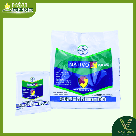BAYER - Thuốc trừ bệnh NATIVO 750WG 10g - Trifloxystrobin 250g/kg + Tebuconazole 500g/kg - Chuyên trị thán thư, đốm lá, phấn trắng, rỉ sắt, giúp lá xanh, hoa trái phát triển đồng đều