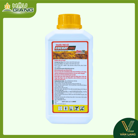 AN NÔNG - Thuốc trừ cỏ CỎ CHÁY 200SL 900ML -Diquat dibromide 200g/l - Trừ cỏ không chọn lọc,cỏ tranh, cỏ lồng vực, cỏ túc, mần trầu, cỏ bông lau, rau sam, cây mắc cỡ, dền gai…...