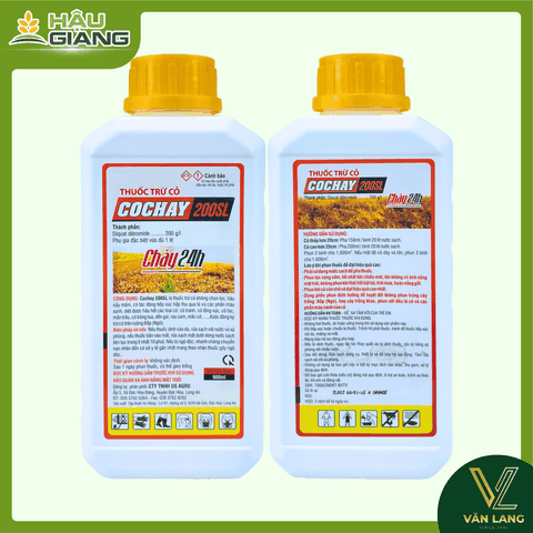 AN NÔNG - Thuốc trừ cỏ CỎ CHÁY 200SL 900ML -Diquat dibromide 200g/l - Trừ cỏ không chọn lọc,cỏ tranh, cỏ lồng vực, cỏ túc, mần trầu, cỏ bông lau, rau sam, cây mắc cỡ, dền gai…...