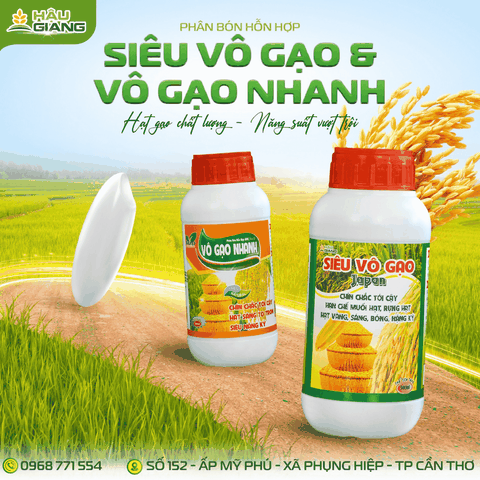 HVD - VÔ GẠO NHANH 500ML - Nts 5% w/v + P₂O₅hh 6% w/v + K₂Ohh 7% w/v - Hỗ trợ vô gạo nhanh, chắc hạt