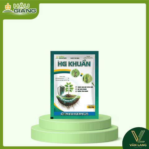 HẬU GIANG - Thuốc trừ bệnh HG KHUẨN 3WP 13.5GR - Zhongshengmycin: 3% - Giảm đóm lá, bạc lá, thối nhũn, loét quả, thối cuống,...