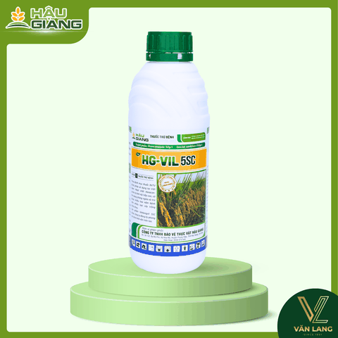 HẬU GIANG - Thuốc trừ bệnh HG VIL 5SC 1L -  Hexaconazole 50g/l - Phòng trừ phấn trắng, thối rễ, đốm vằn,... gỉ sắtđốm lá,