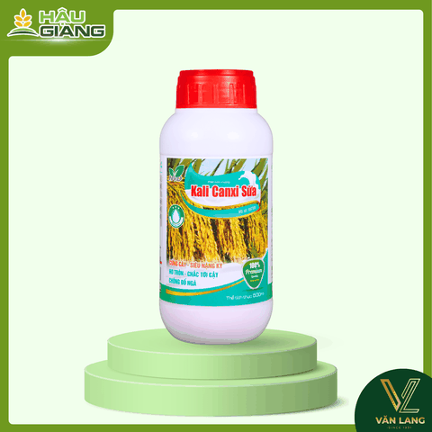 HVD - Phâm bón vi lượng KALI CANXI SỮA 500ML - Zn 15.000 ppm + CaO 5% + K₂O 20% - Chống rụng bông, đậu trái, giúp tạo phấn