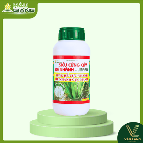 HẬU GIANG - Phân bón vi lượng SIÊU CỨNG CÂY ĐẺ NHÁNH JAPAN 500ML - Zn 15.000 ppm + CaO 11%w/v + MgO 10.000 ppm + Bo 150 ppm - Giúp cây trồng phát triển đồng đều, cứng cáp và đẻ nhánh vượt trội