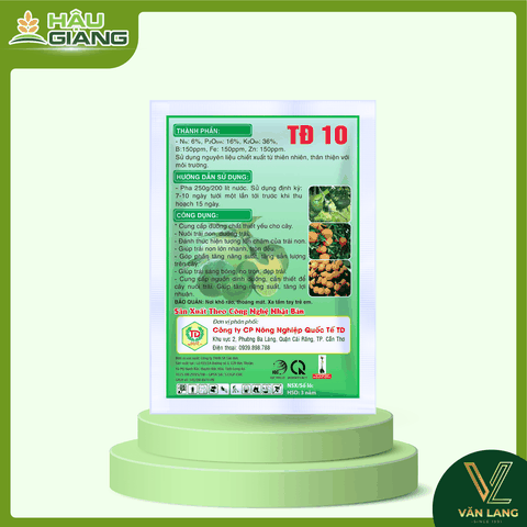 TD - Phân bón hỗn hợp NPK SIÊU LỚN TRÁI JAPAN  250GR - N 6% + P₂O₅ 16% + K₂O 36% + B 150ppm + Fe 150ppm + Zn 150ppm - Hỗ trợ nuôi trái, giảm rụng, tăng năng suất