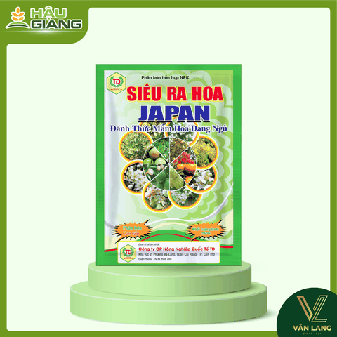 TD - Phân bón hỗn hợp NPK SIÊU RA HOA JAPAN 250GR - N 6% + P₂O₅ 52% + K₂O 10% - Hỗ trợ phát triển mầm hoa, giữ hoa, tăng tỉ lệ đạu trái